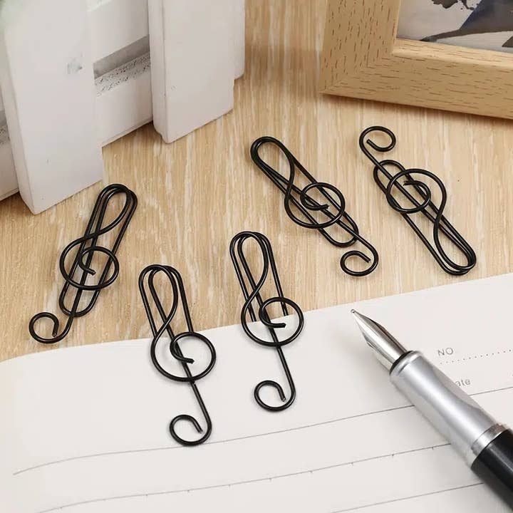 Magnifique Hearts - Wholesale Paperclip - Musical Notes Paper Clips, School Office Stationery Supplies4