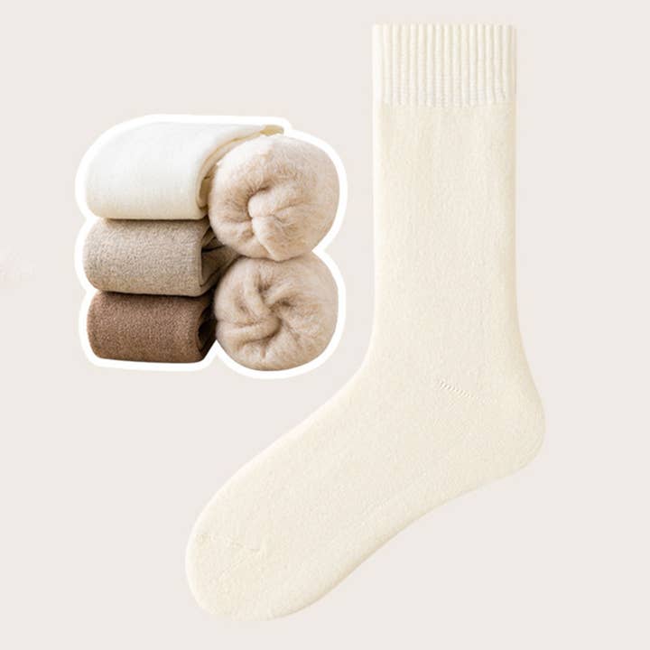 ACCITY - Wholesale Socks - Women's - IMITATION CASHMERE SOFT COZY CREW SOCKS WINTER_CWMS0282