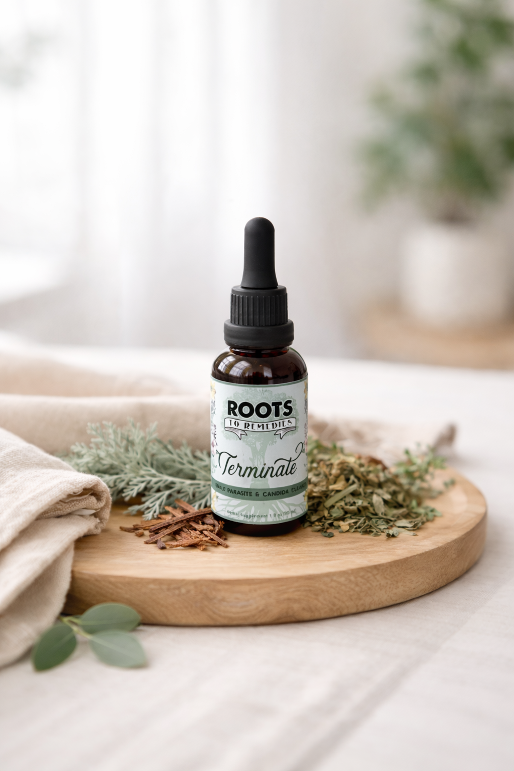 Roots To Remedies - Wholesale Tincture - 1 oz Adult Parasite and Candida Cleanse Herbal Tincture1