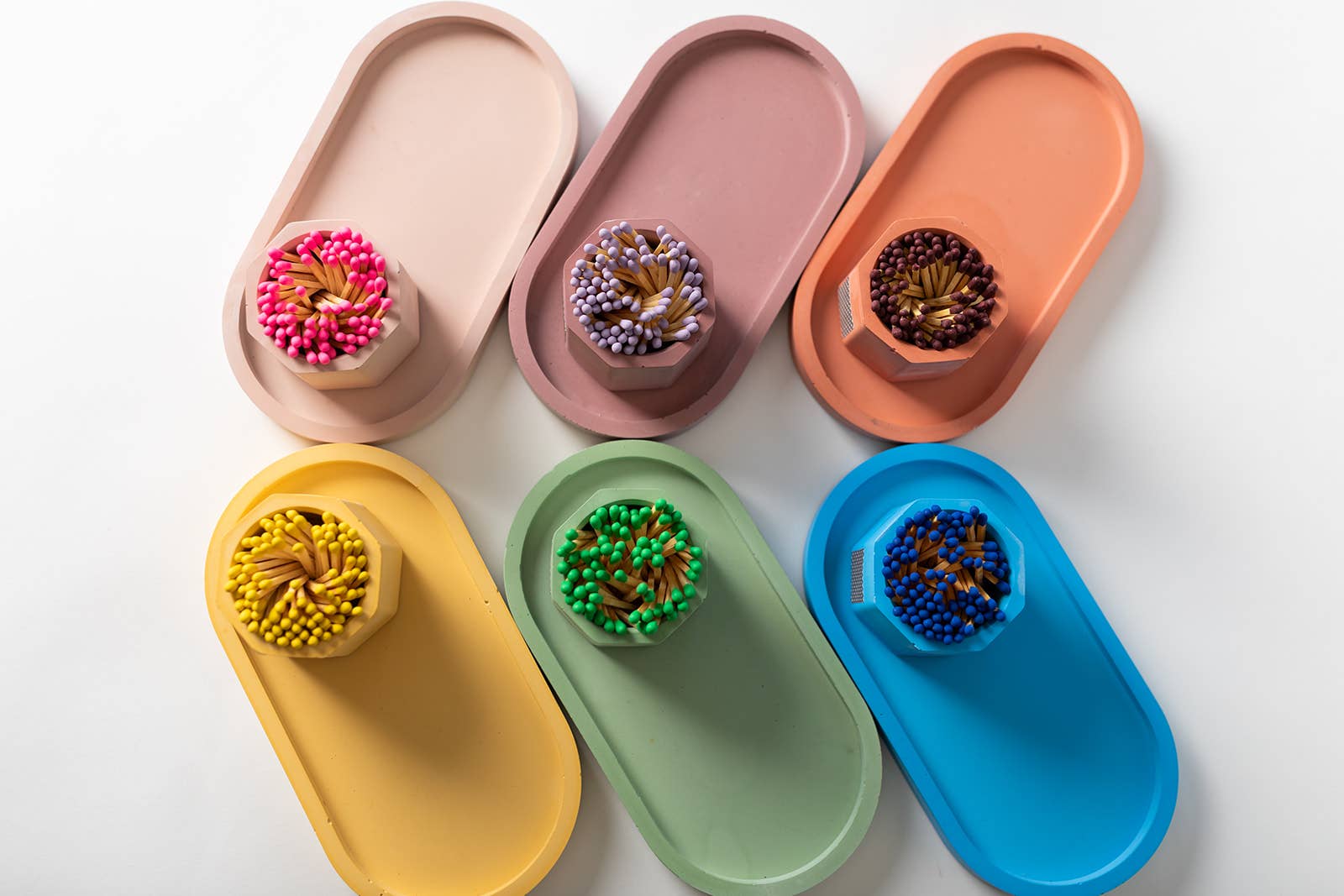 Tenn Prairie - Wholesale Decorative Tray - Concrete Candle Tray – Colored Base for Candle Display & Styling14