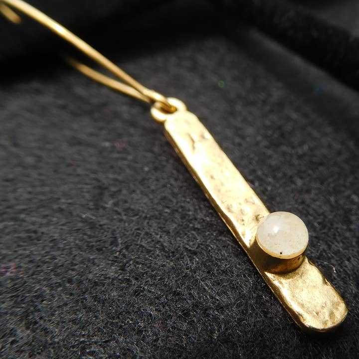 Art & Soul 30a - Wholesale Dangle Earrings - Tiny Vacation Gold Dangle Earrings Customizable Souvenir2