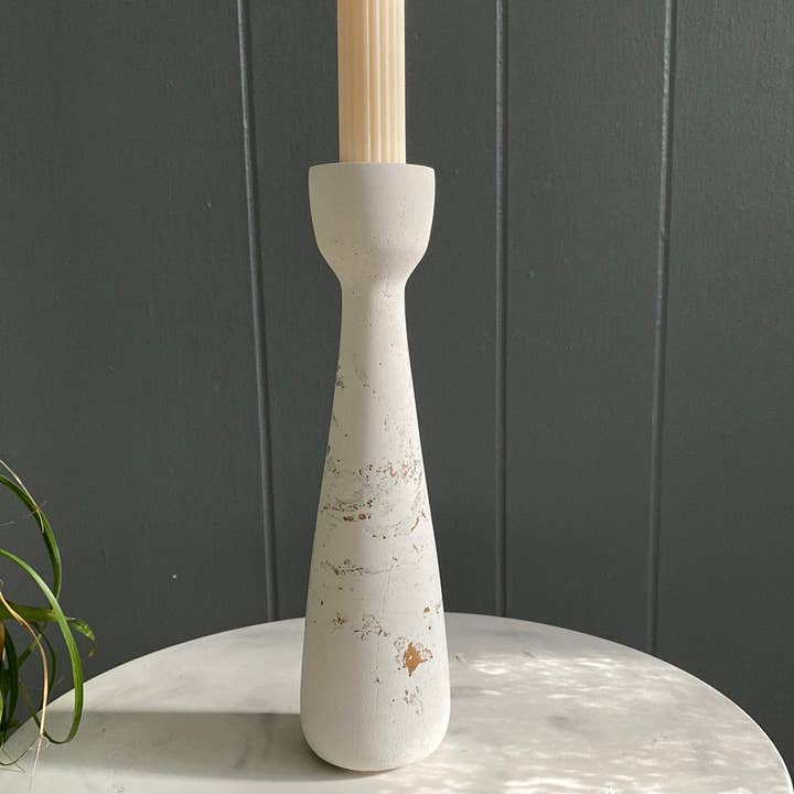 Fancy Concrete - Wholesale Candle Holder - Taper Holder | Candle Holder | Candelabra 9”