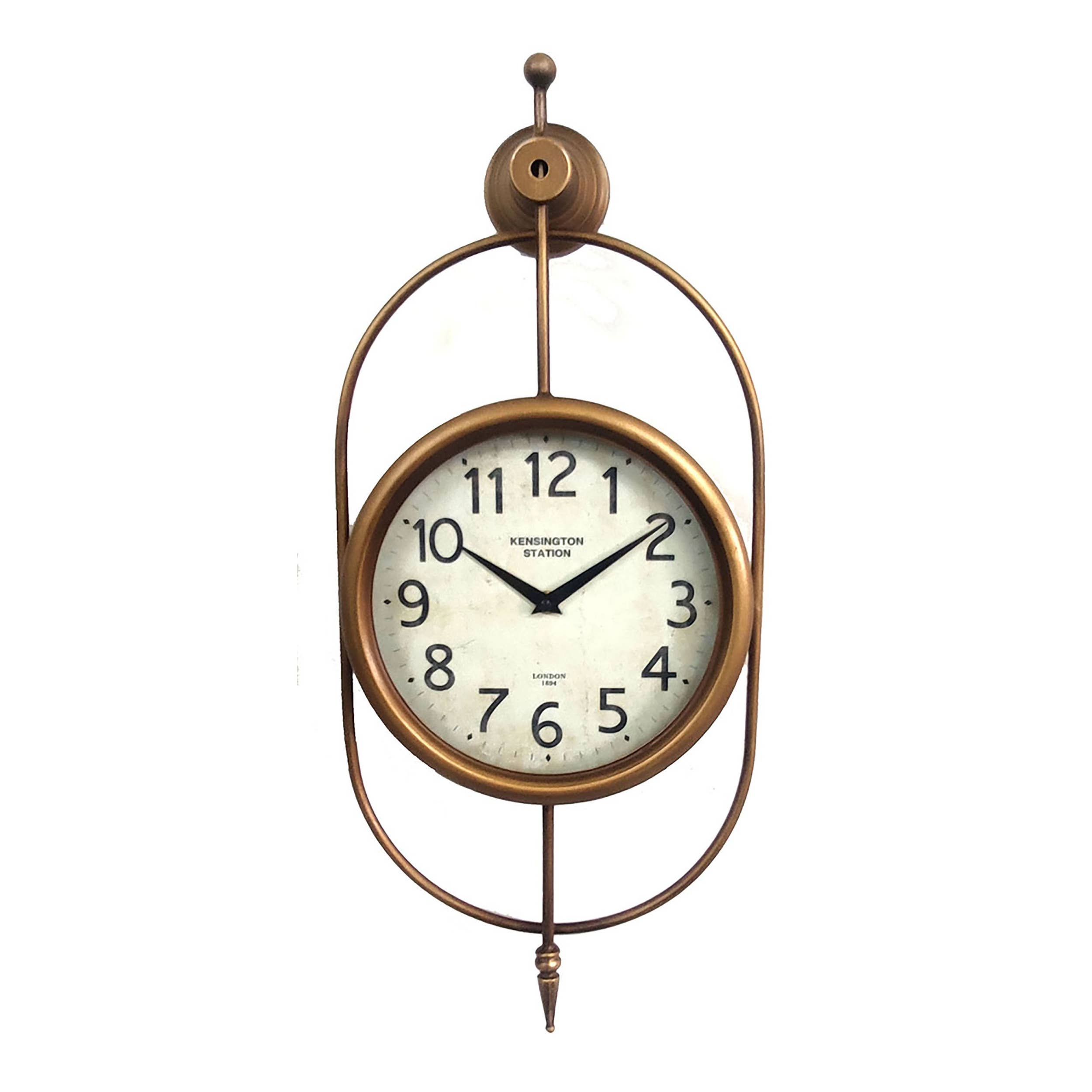 VIP Home & Garden - Wholesale Wall Clock - VIP Iron 32 in. Bronze Wall Mounted Clock0