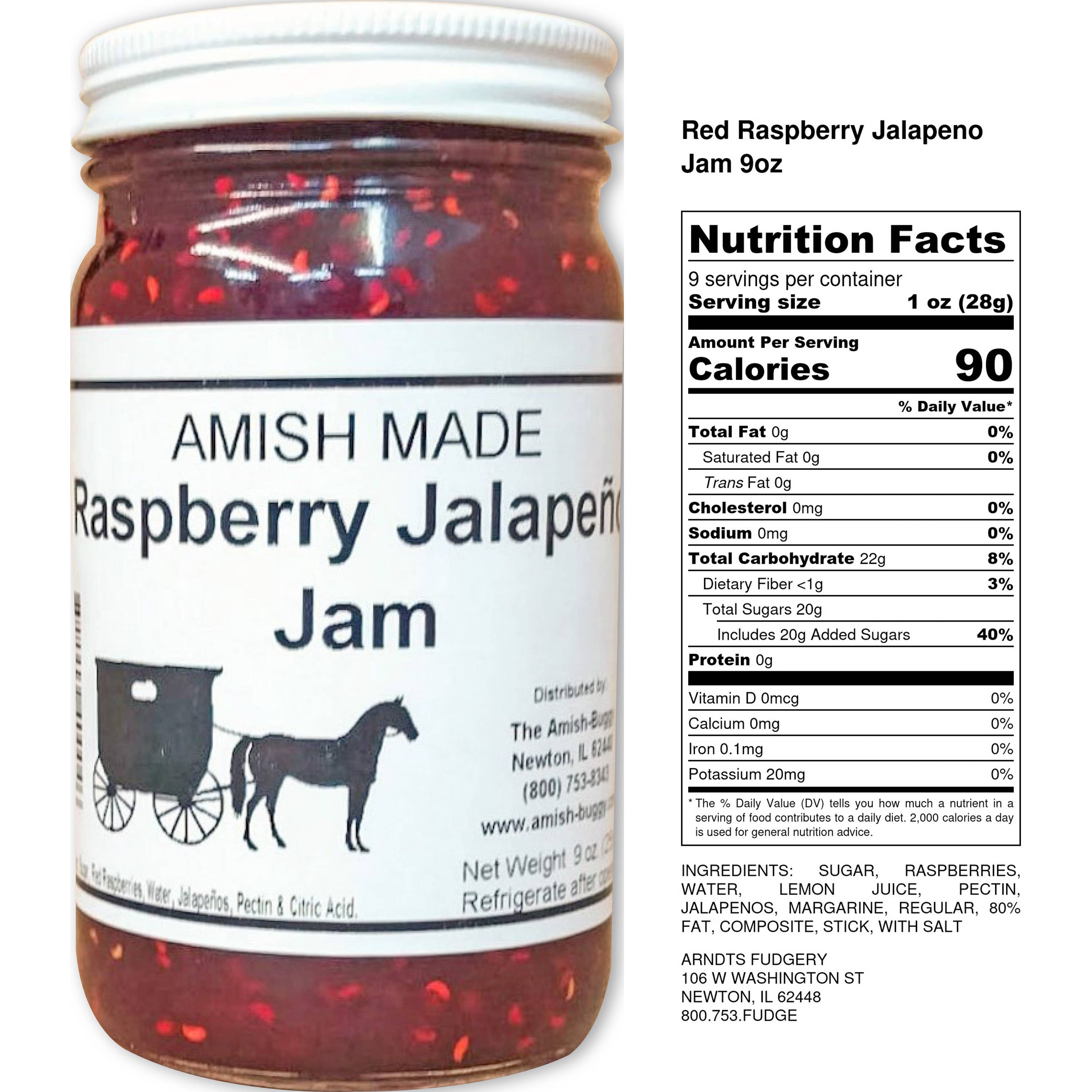Arndt's Fudgery LLC - Wholesale Jam/Jelly - Amish made Jam and Jellies - 8 oz.27