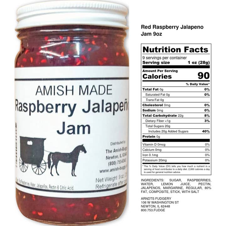 Arndt's Fudgery LLC - Wholesale Jam/Jelly - Amish made Jam and Jellies - 8 oz.27
