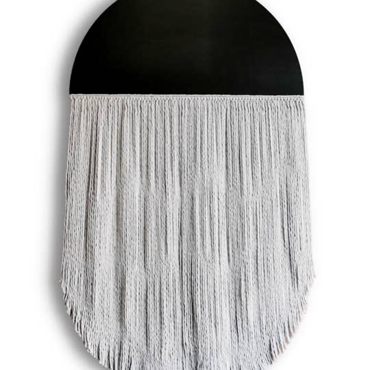 Imoha - Wholesale Decorative Panel - Macrame wandpaneel Black Grey