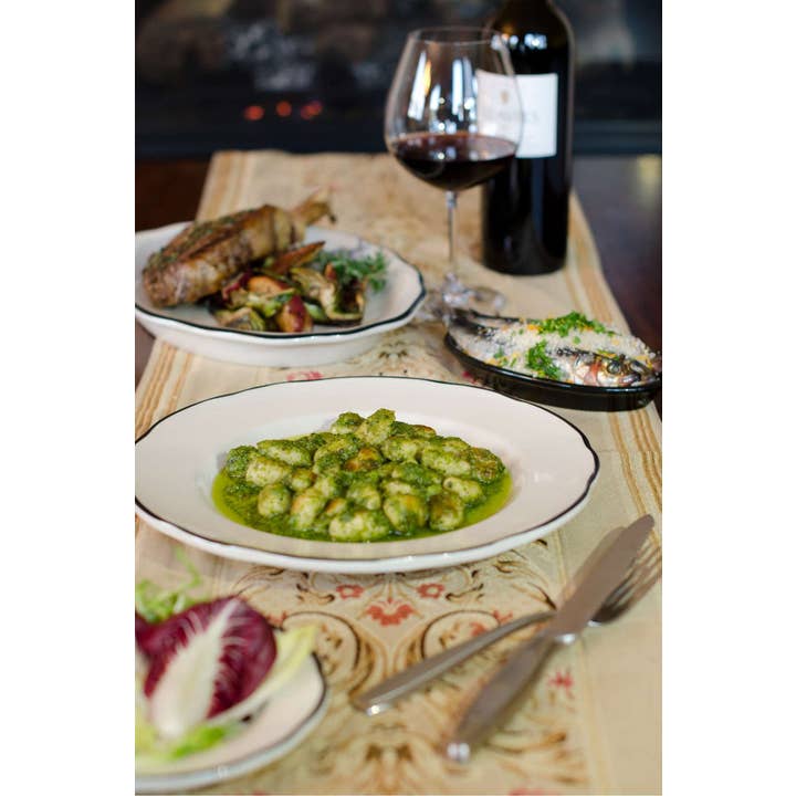 Scalloped Ceramic Plate, 10.875" for wholesale on Faire1