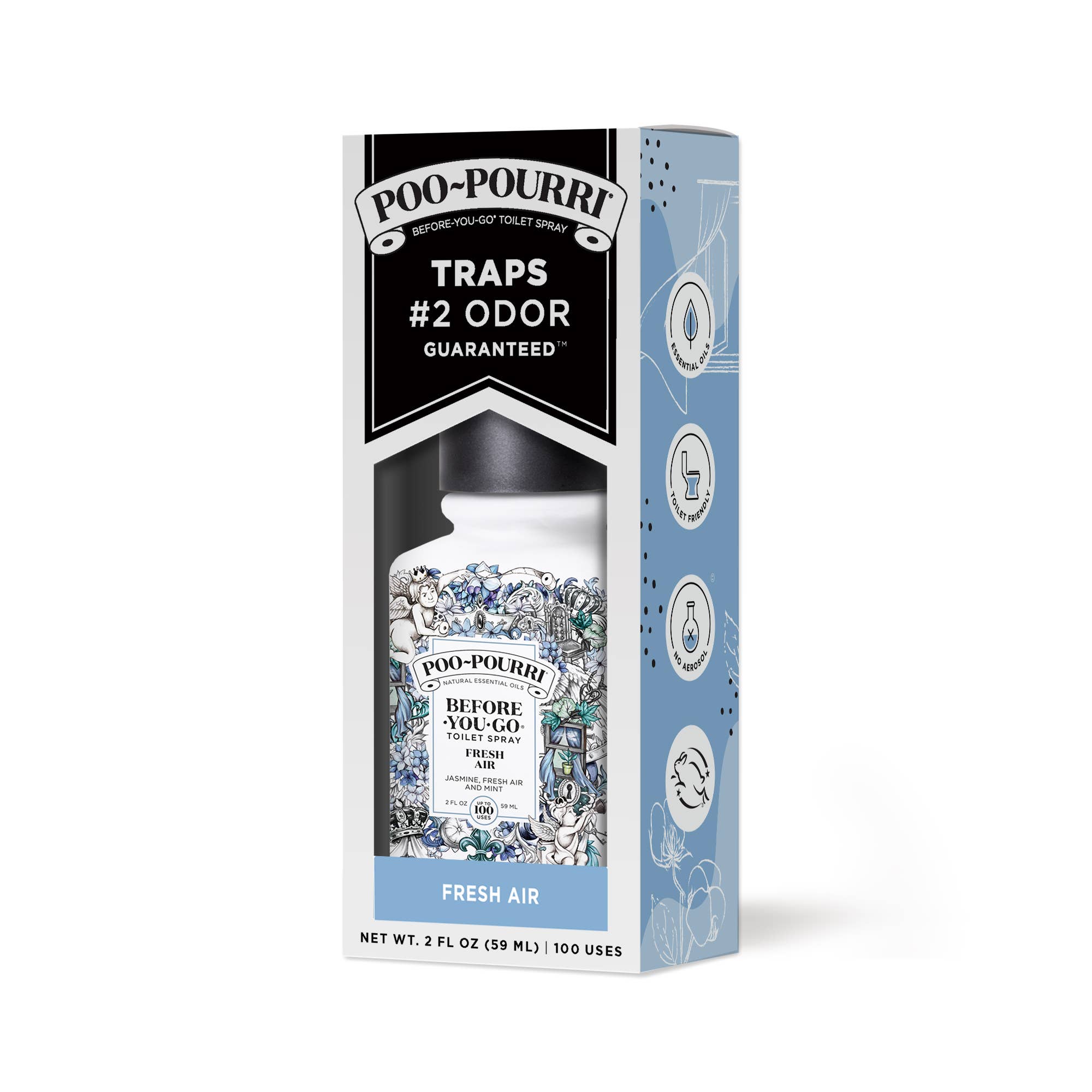 ~Pourri - Vente Désodorisant pour toilettes - Spray de toilette Poo~Pourri Fresh Air 2 oz2