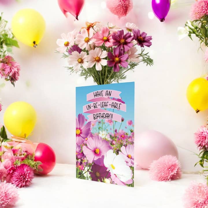 Seeds The Day - Wholesale Birthday Card -  SEED PACKET Birthday Card | Un-Be-Leaf-Able Birthday 0