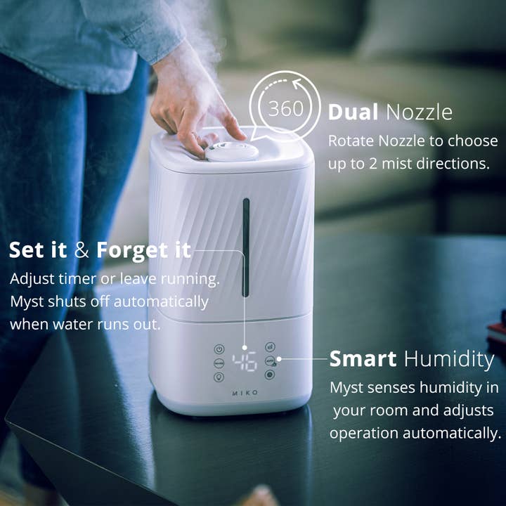 Miko - Wholesale Air Humidifier - Miko Ultrasonic Cool and Warm Humidifier // Myst4