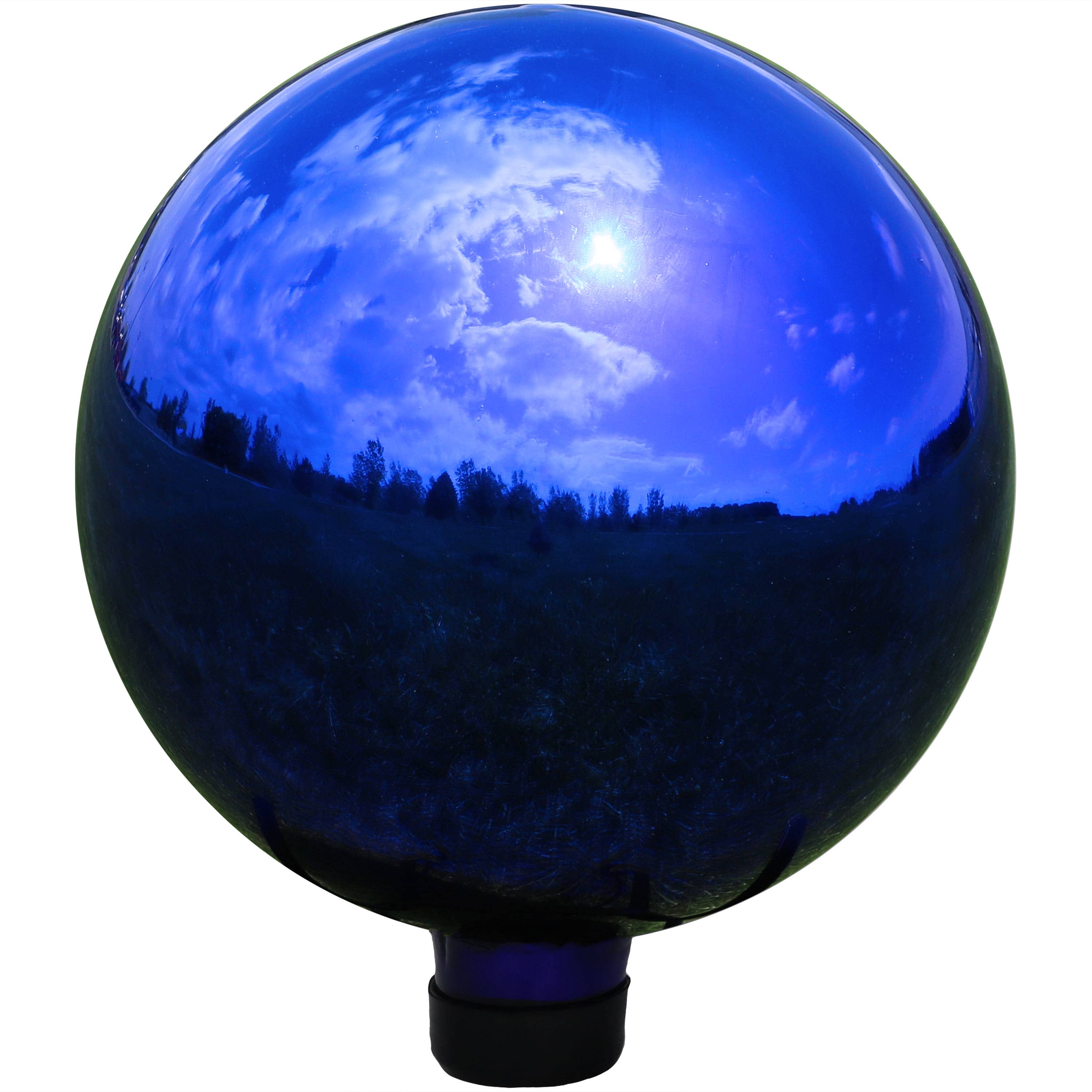 Sunnydaze Decor - Wholesale Outdoor Ornament/Decor - Blue Mirrored Surface Gazing Globe - 10 in1