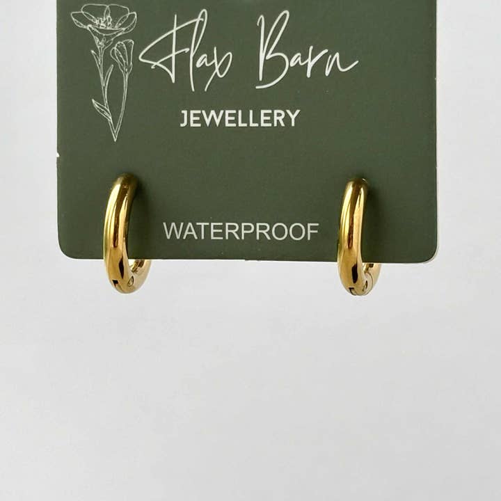 Tarnish Resistant Plain Huggies for wholesale by Flax Barn