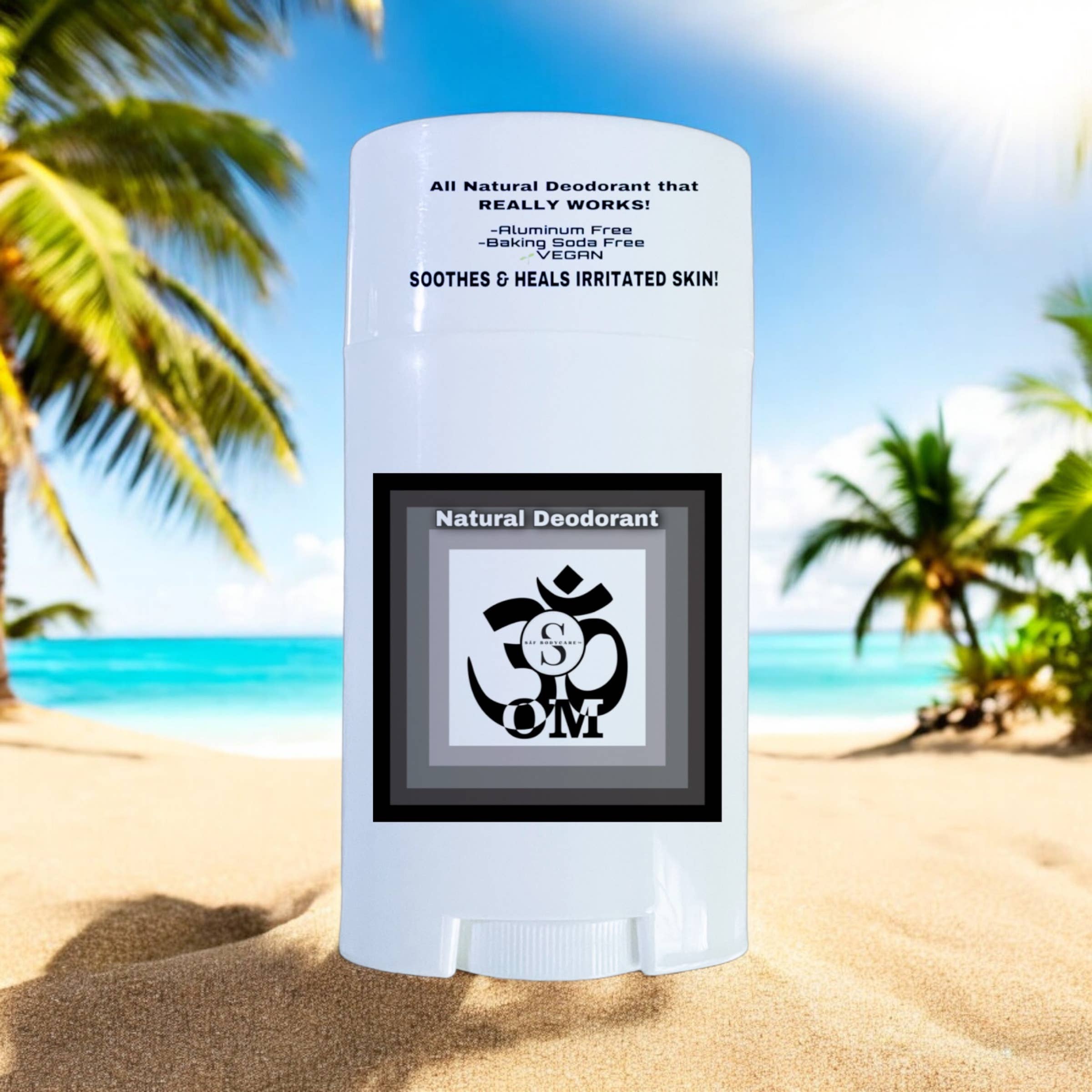 SĀF Body Care - Wholesale Deodorant - Unisex - OM Natural Deodorant, Aluminum Free, Vegan, Baking soda free7