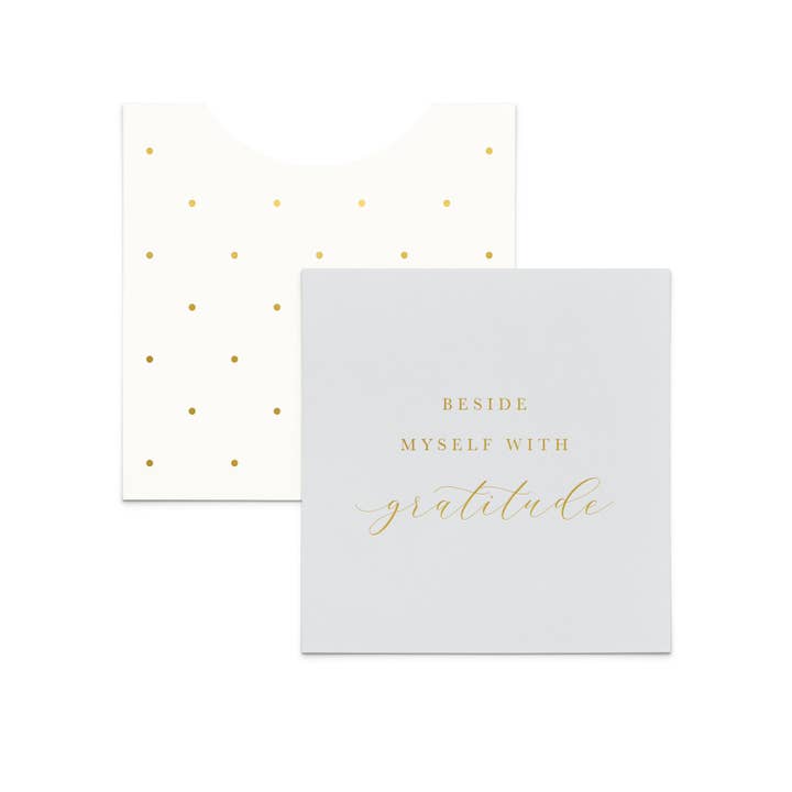 Smitten on Paper – postal de agradecimento por atacado – Receptáculo de Gratidão Mini