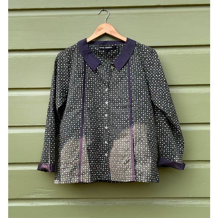 Veronica Blus Kort Polka Prickar för wholesale av Little Journeys Chicago