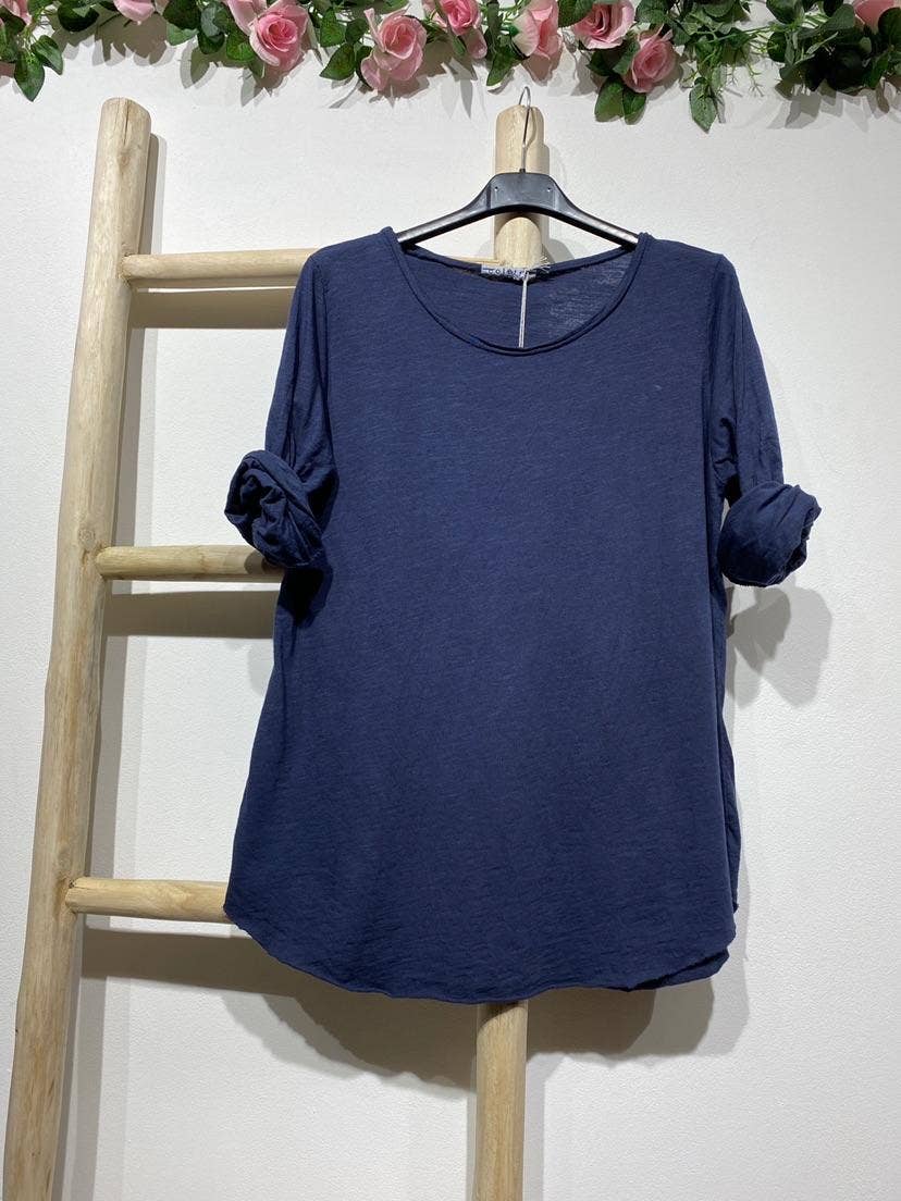 LINEN & COTTON HOUSE - Wholesale T-shirt (Zonder tekening) - Dames - 8008 basic katoenen T-shirt13
