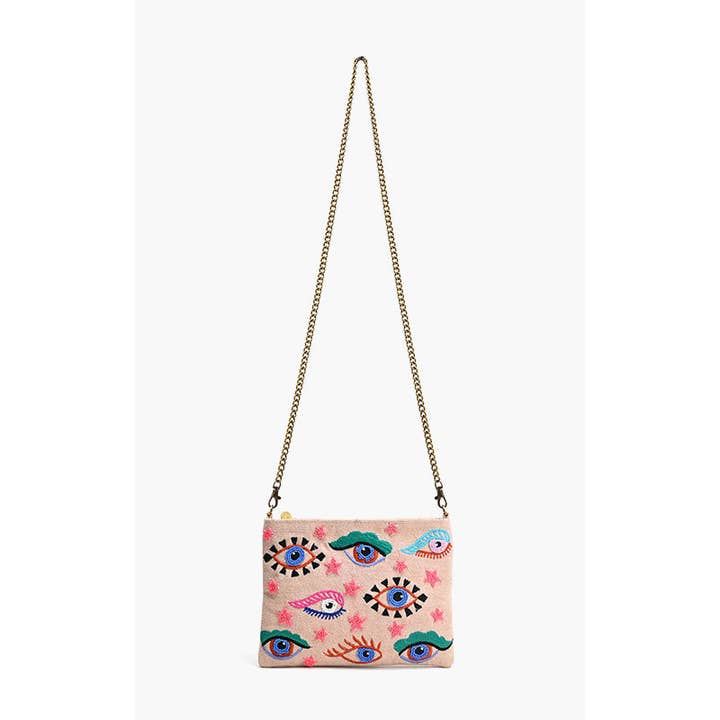 America & Beyond - Wholesale Clutch Bag - Women's - Mystic Gaze Pink Clutch