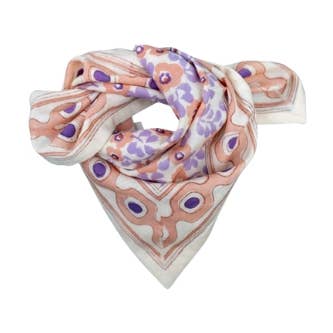 Foulard blomst halvfjerdserne - Mit lille uundværlige lilla for engroshandel hos Love Explorers