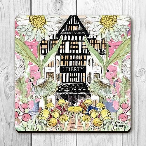 Claire Louise - Wholesale Coasters - Liberty In Bloom Drinks Coaster