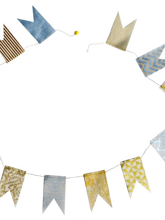 6ft Metallic paper garland for wholesale by Giftsland
