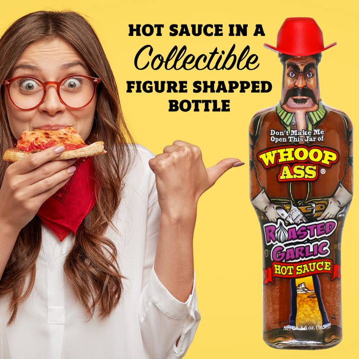 Southwest Specialty Food - Wholesale Hot Sauce - Whoop Ass Roasted Garlic Hot Sauce