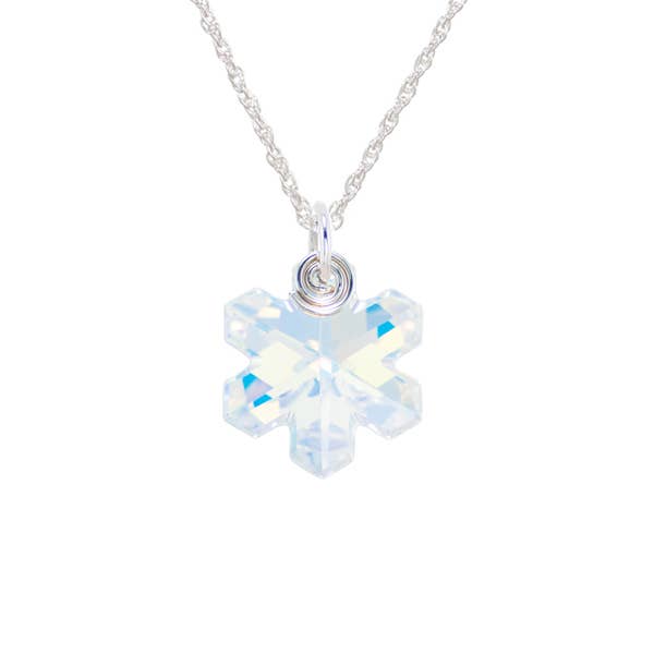 Snooty Jewelry - Wholesale Pendant/Charm Necklace - 20mm Crystal Snowflake Necklace0