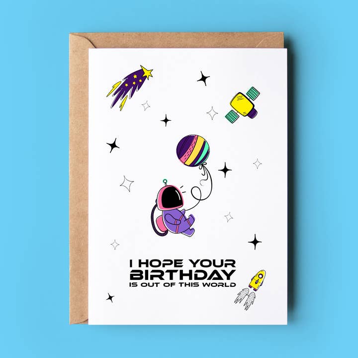 Wonky Cards - Wholesale Birthday Card - Out of This World