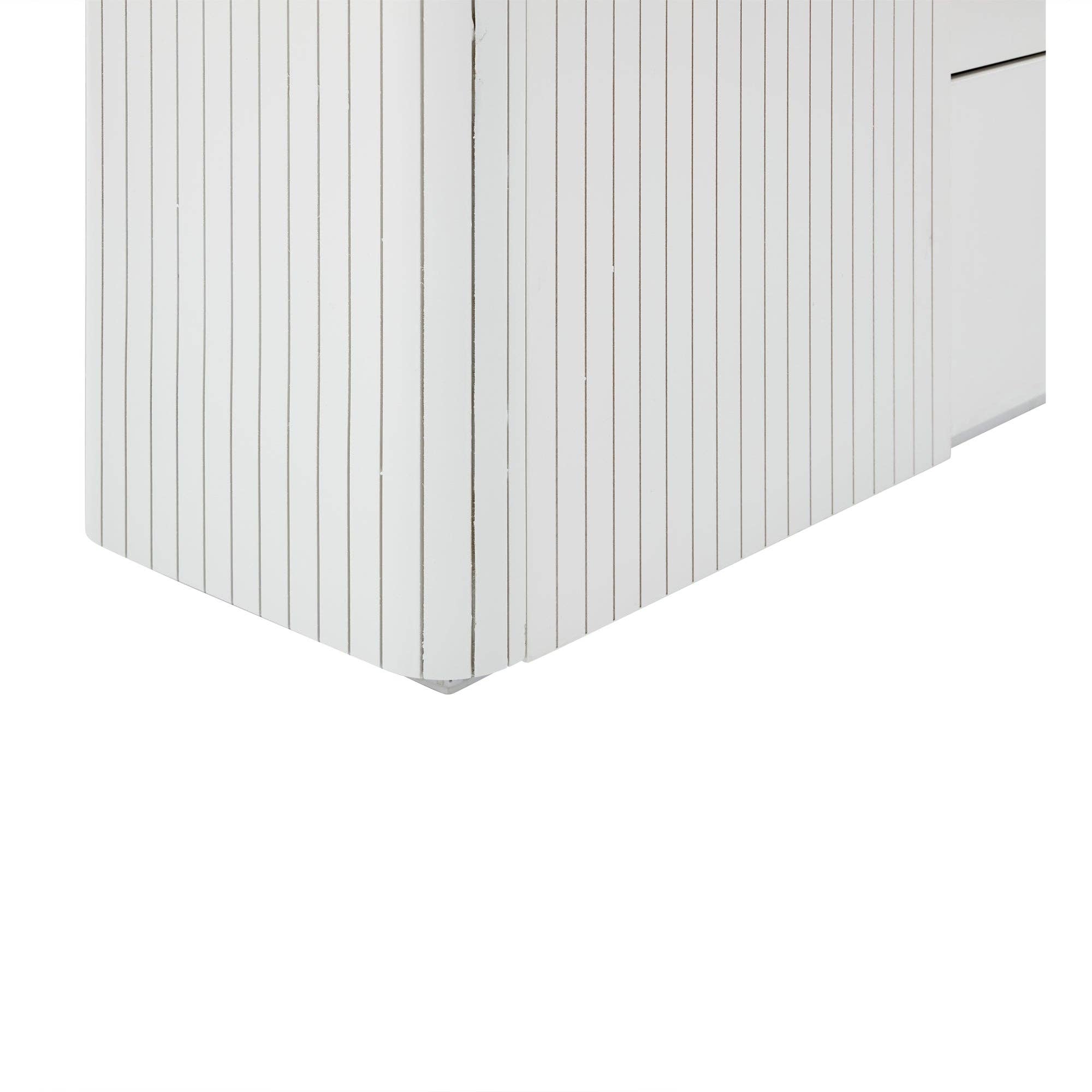 Urban Meuble – Aparador por atacado – Buffet branco elegante 2 portas, 2 gavetas com iluminação LED 150*35*80cm KRAUDREL28