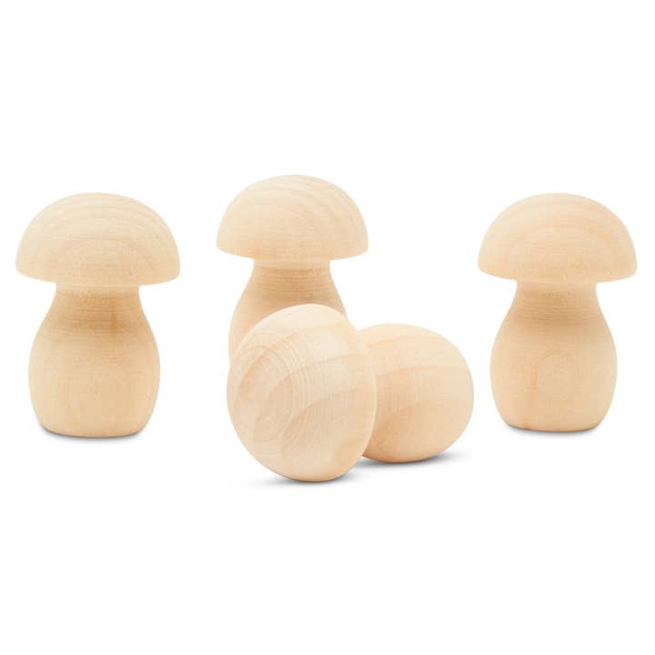 Woodpeckers Crafts - Wholesale Craft Supplies - Wooden Mushroom