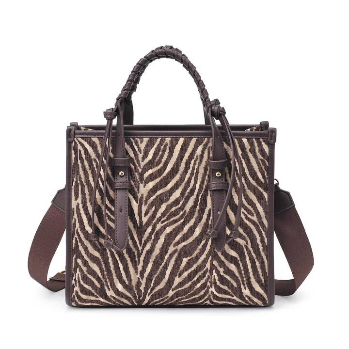 Moda Luxe – wholesale Top handle bag – women's – Dinsdale Zebra Print Crossbody12