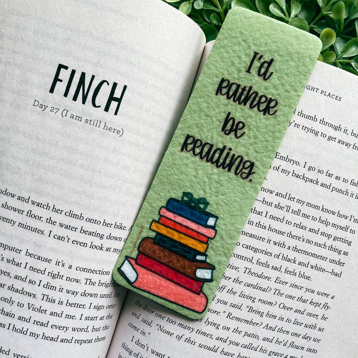 Sharp Thoughtlings – Großhandel Lesezeichen – Lesen Sie lieber Filz-Lesezeichen1