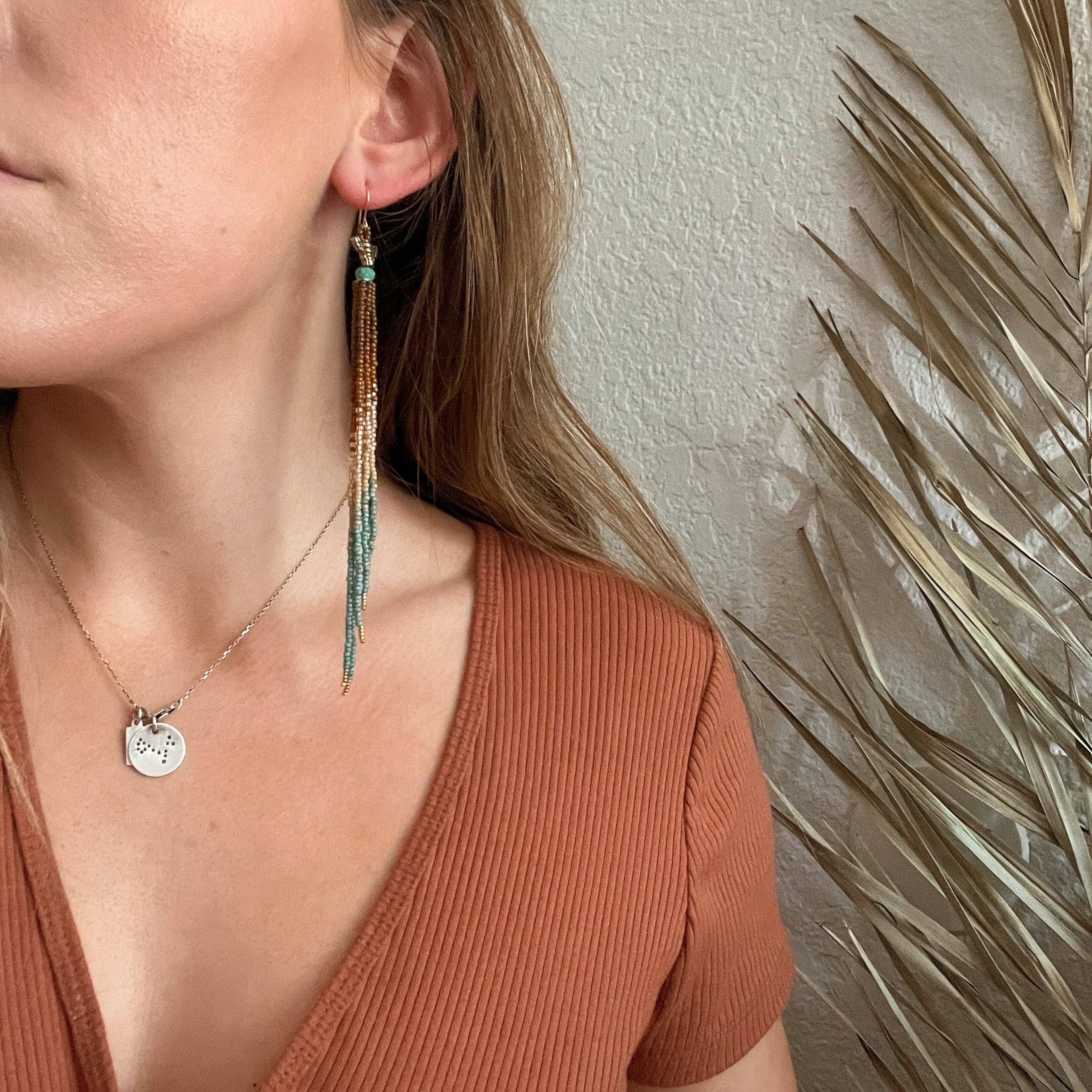 Stone & Sky - Vendita all'ingrosso Orecchini pendenti - Honeybee Set - color ruggine3