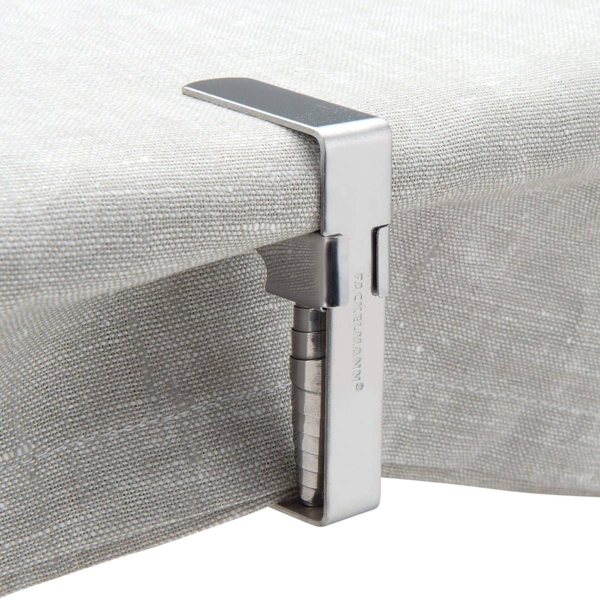 Fackelmann - Vendita all'ingrosso Tovaglie per esterni - Clip per tovaglia Tecno in acciaio inossidabile set da 83