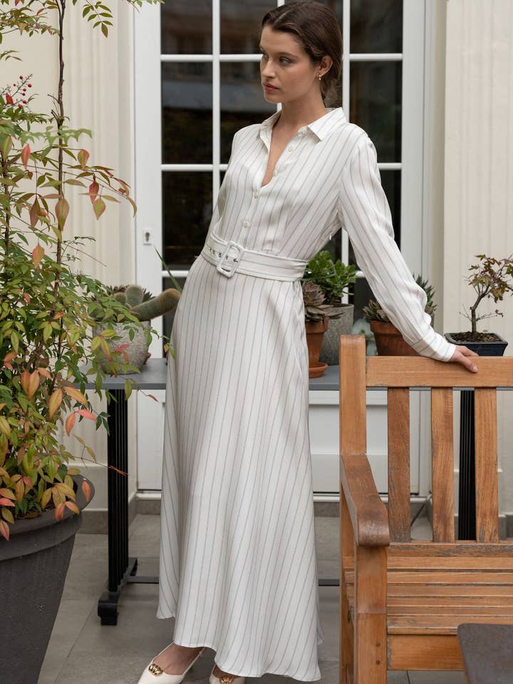 Vestido de Seda Melrose para venta al por mayor de Bel Cashmere S.C.