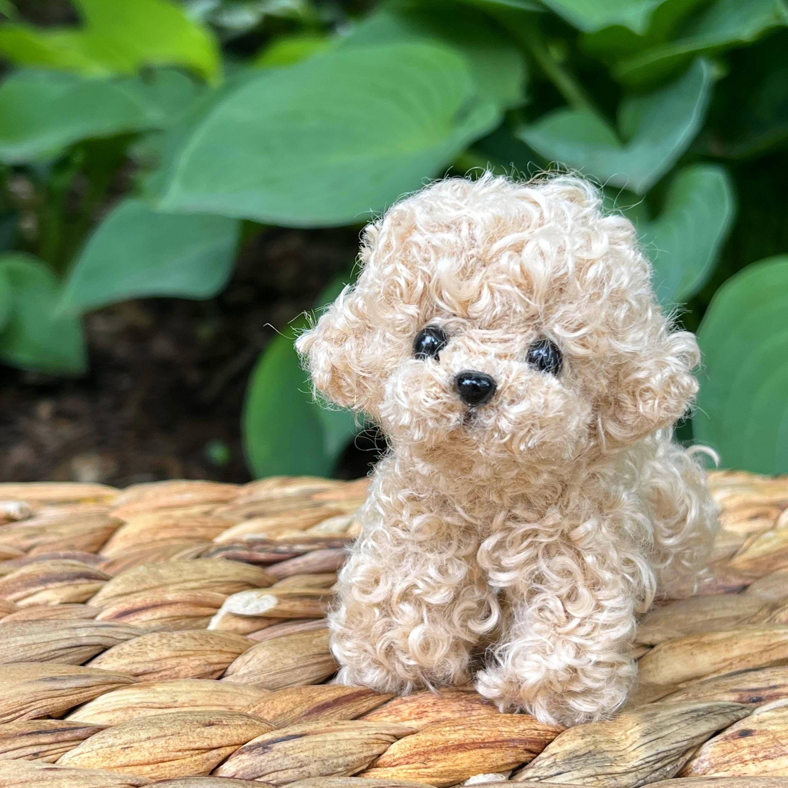 JOYFULJOTS - Wholesale Decorative Figurine - Handmade Curly Mini Poodle – Cute Dog Decoration0