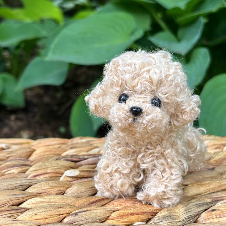 JOYFULJOTS - Wholesale Decorative Figurine - Handmade Curly Mini Poodle – Cute Dog Decoration