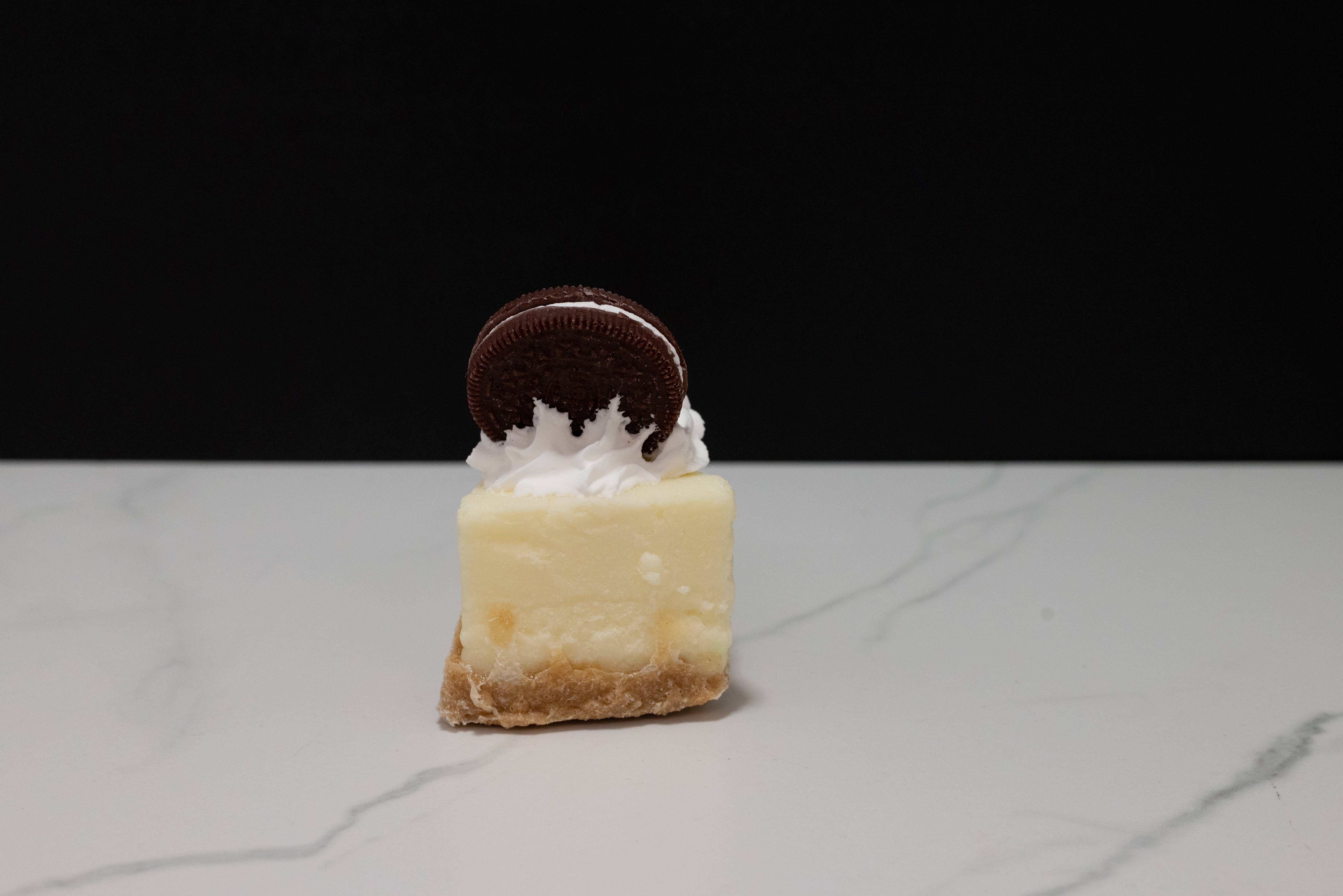 Just Dough It! Fake Foods - Wholesale Decorative Tabletop Object - Fake Oreo Cheesecake Slice4