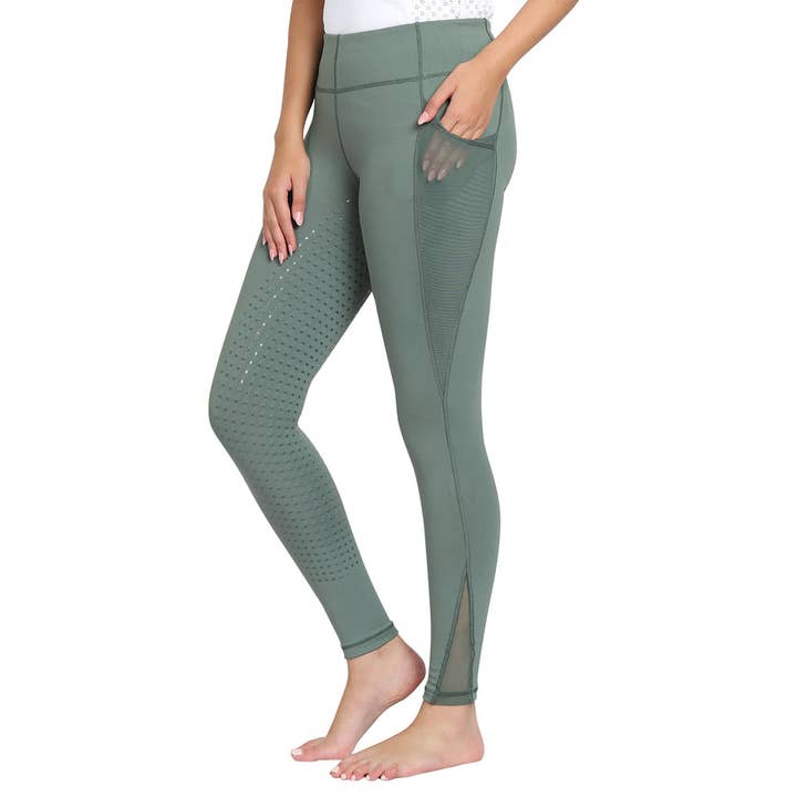 TuffRider Ladies Minerva EquiCool Full Seat Tights for wholesale by JPC Equestrian