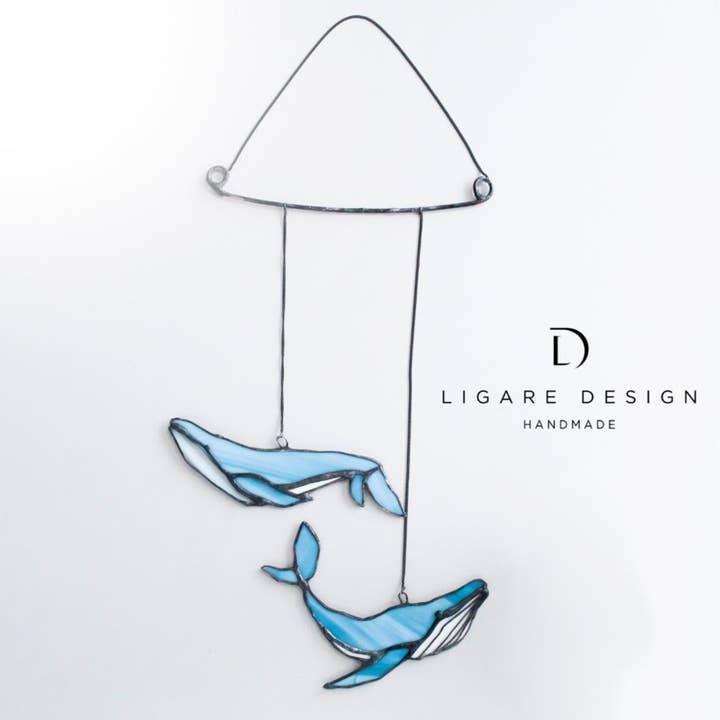 mARTaart - Wholesale Ornament - Humpback Whale Ornament | Custom Stain Glass Window Hangings Humpback| Handmade Humpback Whale Gifts| Whale Ornament UK| Humpback Whale 20221