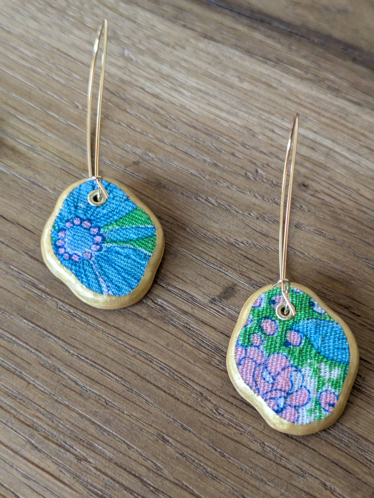 Katie Lynne - Vintage Textile Jewelry - Wholesale Dangle Earrings - Jackie Drop Earring2