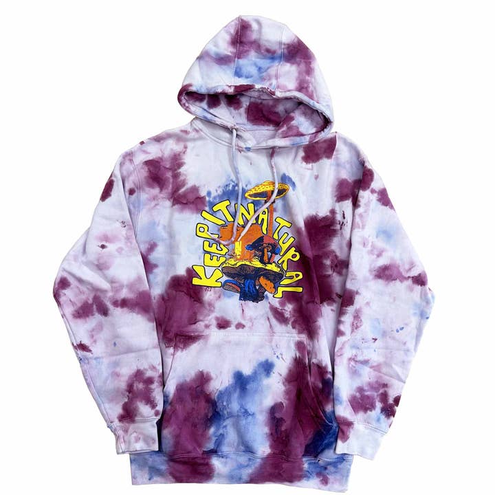 Keep it natural tie-dye hoodie for wholesale by Altru Apparel