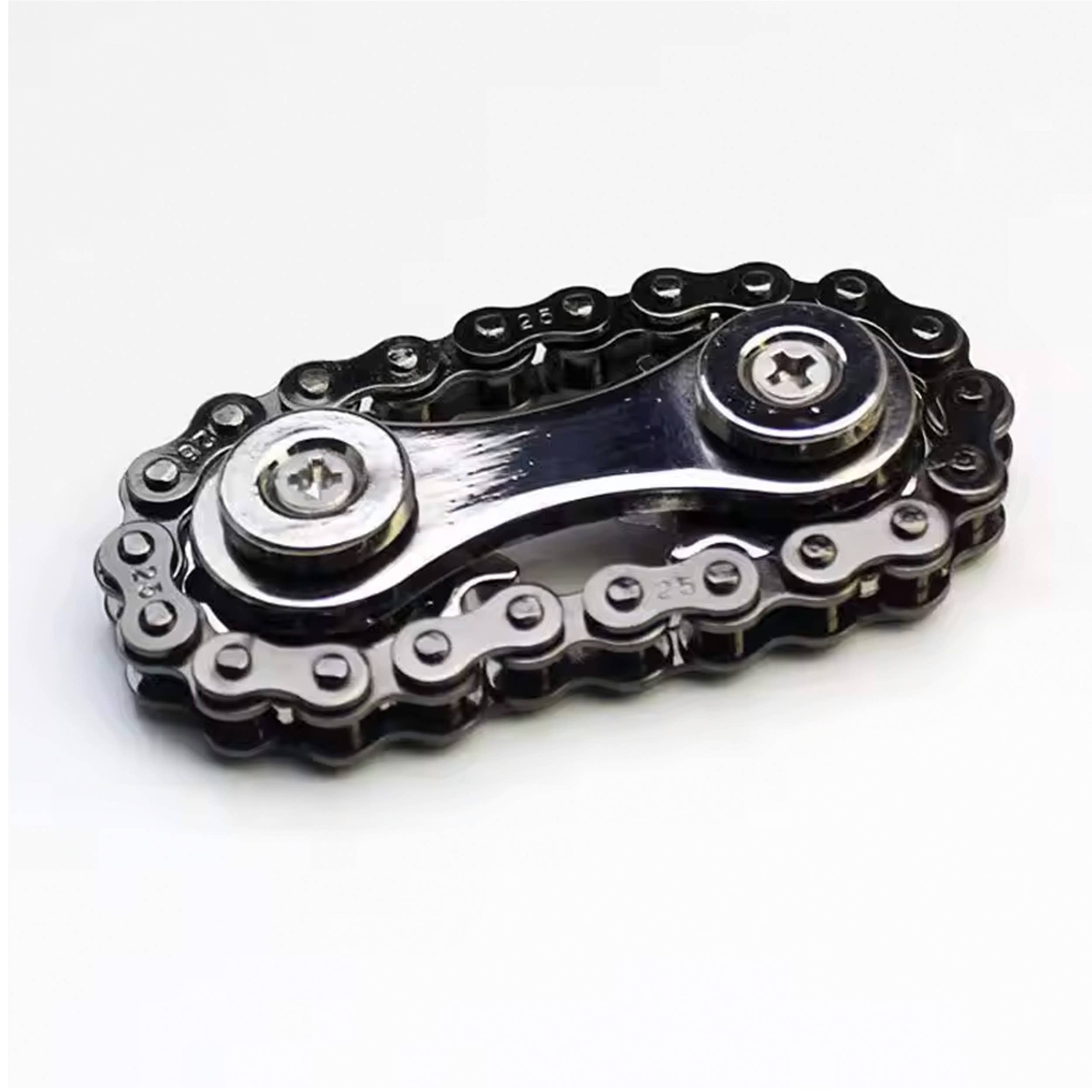Blinkee.com, LLC - Wholesale Fidget Toy - Kids - Silver Bike Chains Fidget Toy Spinner
2