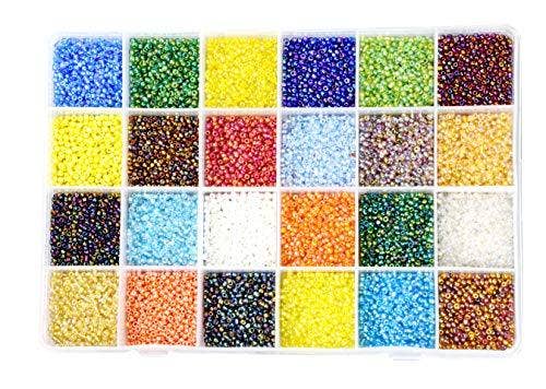 Mandala Crafts - Wholesale Beads - Glass Seed Beads Variety Pack for Jewelry Making4