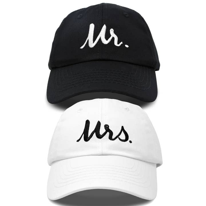 Dalix - Wholesale Baseball Cap - Unisex - DALIX Mr and Mrs Baseball Cap Matching Couples Hat Set4