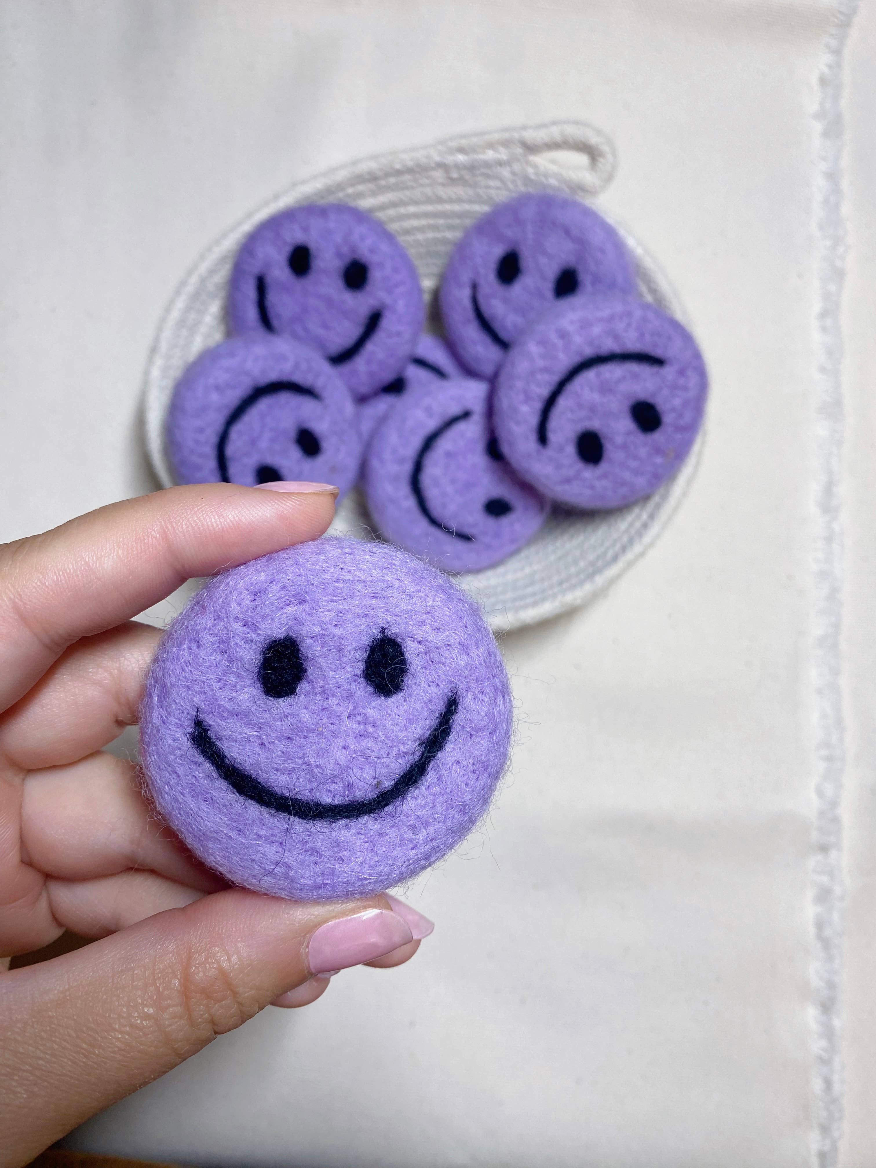 Lost Vly - Wholesale Car Freshener - Women's - Felt Smiley Face Reusable Oil Diffuser2