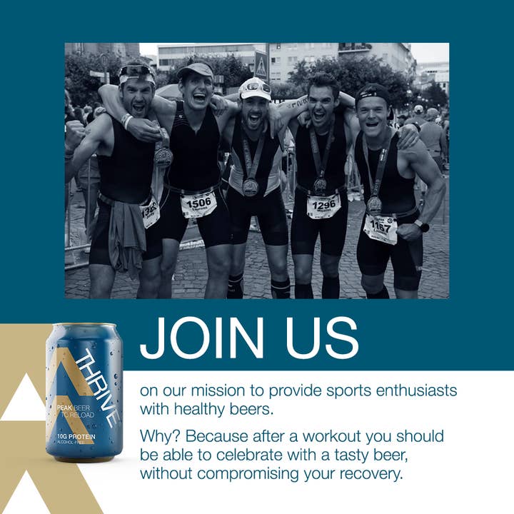 Thrive - Wholesale Sports/Energy Drink - Thrive – Peak Beer Cans - Protein Packed – 48-Pack7