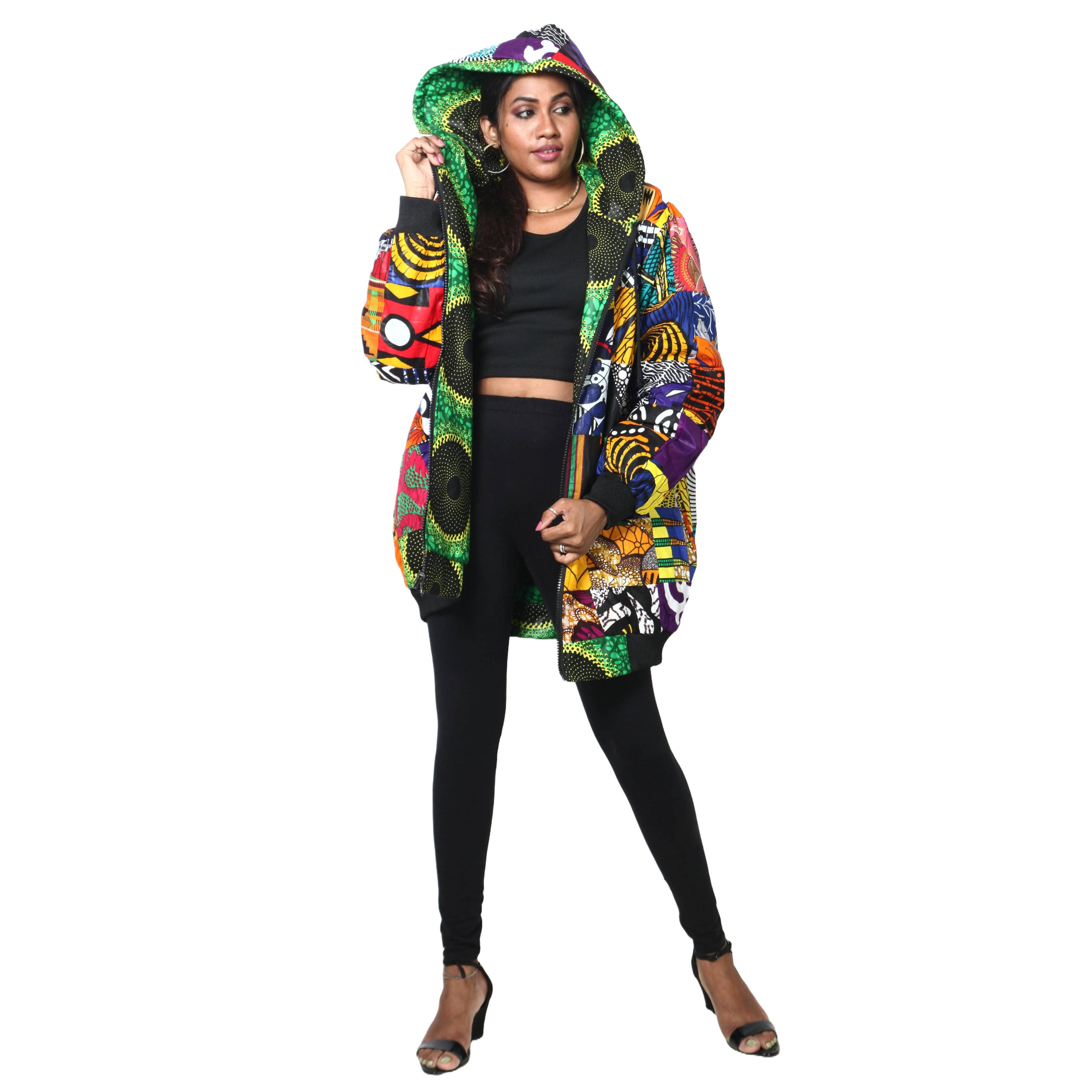 African Stars - Wholesale Retailer Display - Apparel - Unisex Reversible Jacket -- FI-2717