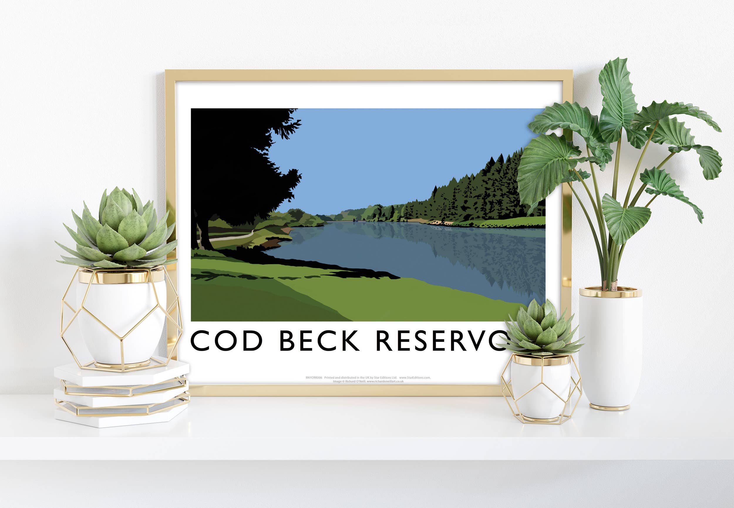 Star Editions – Großhandel Kunstdruck – Cod Beck Reservoir von Künstler Richard O'Neill - Kunstdruck0