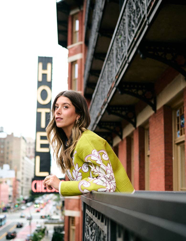 Brooks Avenue - Wholesale Jacket - Women's - Mimi Quilted Jacket - Pear Trapunto5