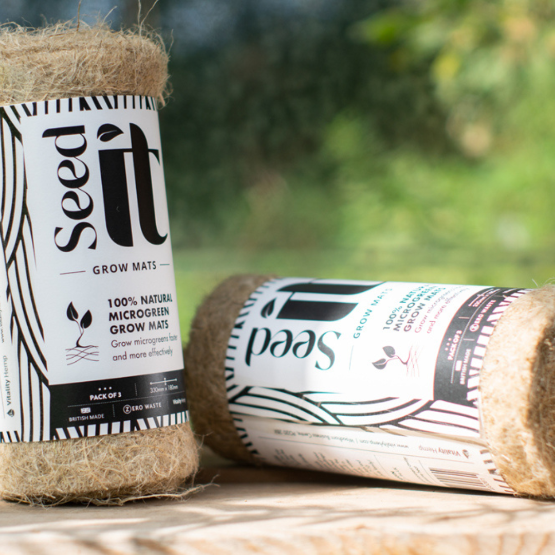 Vitality Hemp Limited - Wholesale Plant Seeds - Seed It Microgreen Grow Mats. Natural British growing medium6